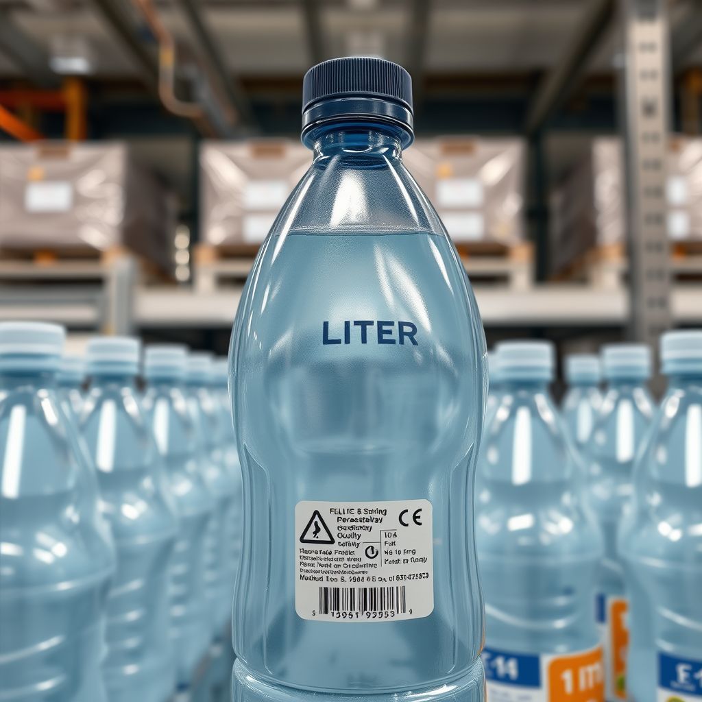 Garrafas de Plastico de 1 Litro