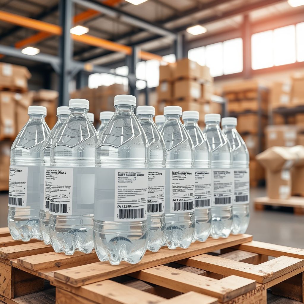 Garrafas de Plastico de 1 Litro